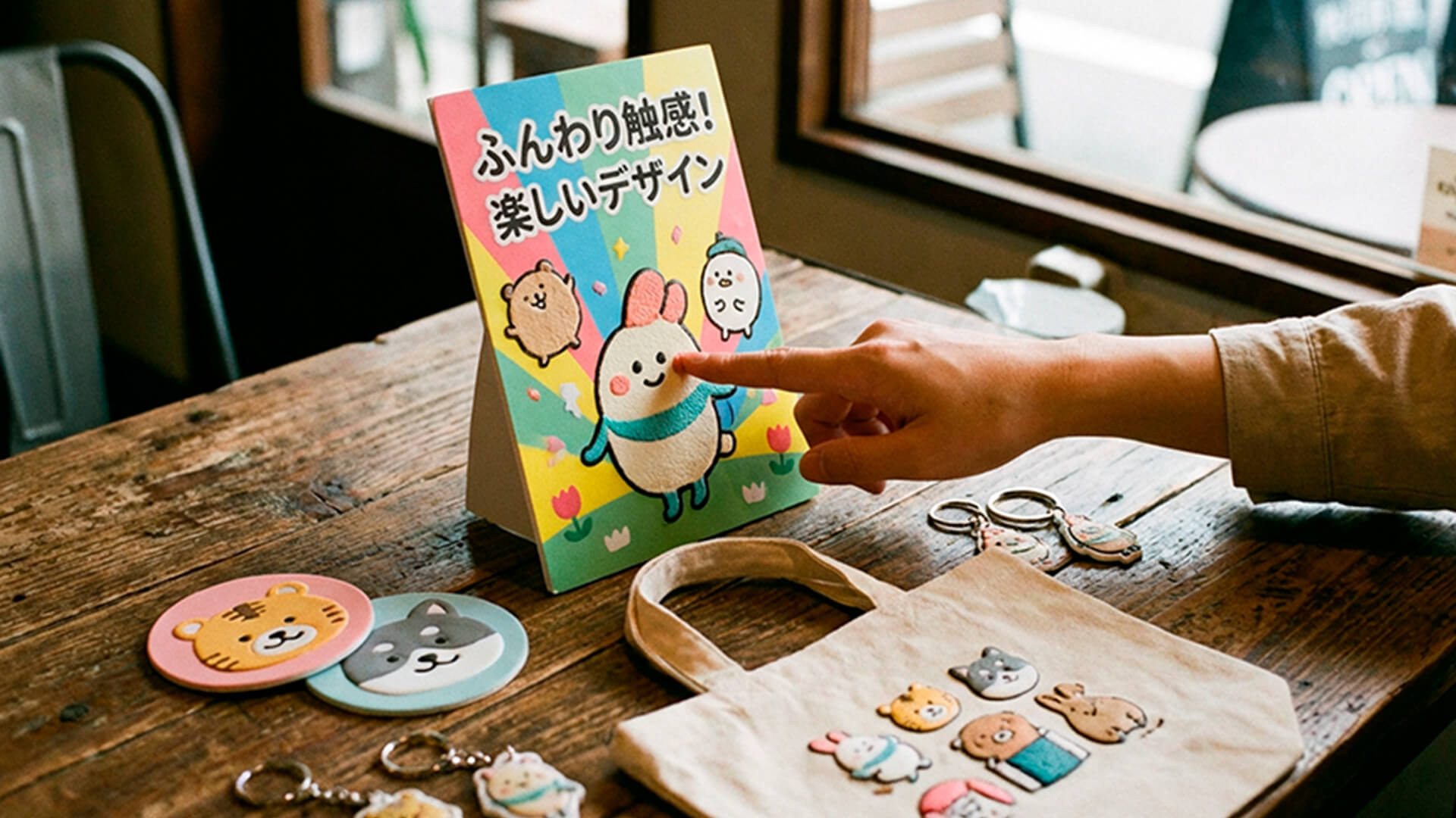 発泡印刷サンプル