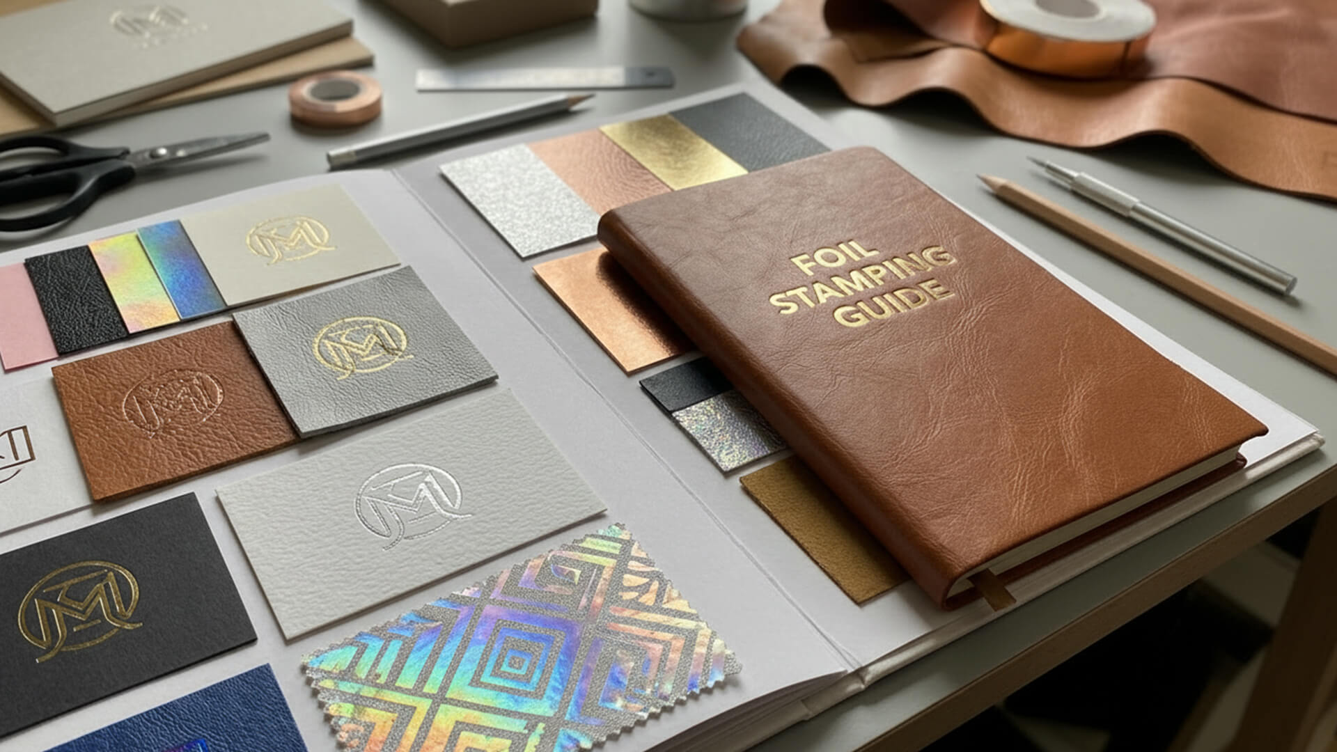 箔押しサンプル