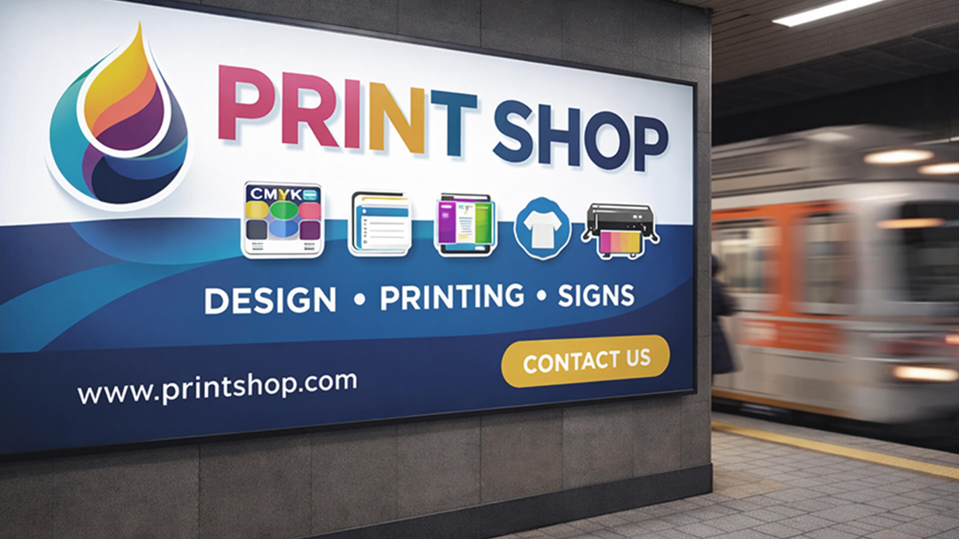 交通広告サンプル